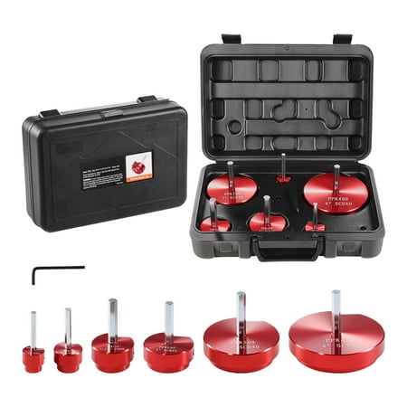 KFFKFF Aluminum Alloy PVC Pipe Reamer Set Plumbing Tool Kit for PVC Pipe Fittings Suitable for SCH 40 Includes Sizes 3/4 1 3/2 2 3 4 Ideal for Water Pipelines Drainage Pipes
