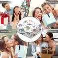 thumbnail image 5 of Wearable Blanket,White Dinosaurs Skeletons Pattern Hooded Wearable Flannel Blanket for Adults & Teens with Buckle,Winter Poncho Shawl Wrap Cape,50"x60", 5 of 5