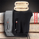 thumbnail image 2 of Pantalones deportivos holgados con cremallera y bolsillo de tres colores para hombre, informales, cálidos y gruesos, para otoño e invierno, 2 of 4