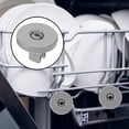 thumbnail image 3 of 4Pcs Plastic Dishwasher Lower Rack Wheel for Smooth Movement Grey 1.6*1.6*1.1in, 3 of 9