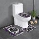 thumbnail image 1 of Juego de alfombras de baño de 3 piezas Ravens Team Alfombra antideslizante para baño de 31,5 x 20 pulgadas, 1 of 7