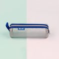thumbnail image 5 of Transparent Solid Color Stationery Bag With Zipper, Mesh Pencil Case, Contrasting Pencil Bag For Students, 5 of 5