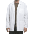 thumbnail image 1 of Bata Blanca de Laboratorio Larga para Adulto 100% Algodón, Uniforme Médico con 3 Bolsas, Cuello Solapa y Aberturas Laterales, Cómoda y Resistente, Ideal para Hospital, Escuela o Industria Talla 28, 1 of 9