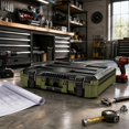thumbnail image 4 of predolo Stackable Tool Storage Case Olive Green Stackable Tool Organizer Black Lid, No 3 Tool Box, 4 of 9