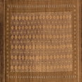 thumbnail image 1 of Ahgly Company Indoor Square Oriental Orange Industrial Area Rugs, 6' Square, 1 of 4