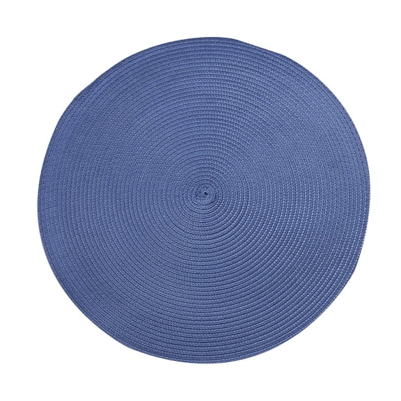 Gnwei Round Placemats, 15" Cotton Woven Table Mats, Non-Slip Heat-Resistant, Washable Dining Chargers, Kitchen Hot Pads, Farmhouse Décor, Wedding & Holiday Use