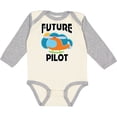 thumbnail image 3 of Inktastic Future Pilot Helicopter Boys or Girls Long Sleeve Baby Bodysuit, 3 of 5