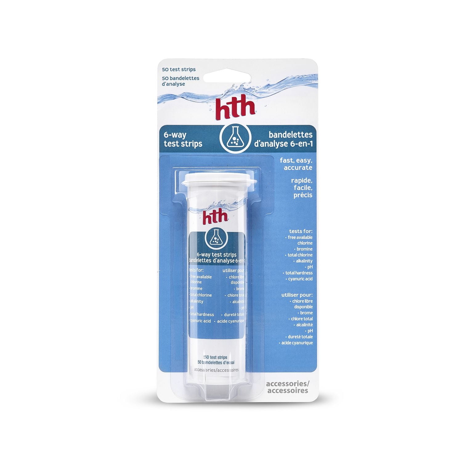 hth 6-way test strips
