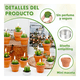 thumbnail image 4 of 24pcs Velas Aromaticas Cactus Verdes Decorativas Con Maceta Malubero Café, 4 of 5