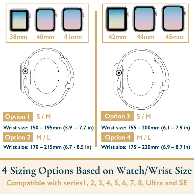 【LLOYD】bracelet apple watch strap 38/40/41 SIZE ComfiTime Apple Watch Band – Stretchy iWatch Bands 38/40/41