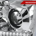 thumbnail image 3 of LED C-Bar Projector Headlights (Chrome Housing/Clear Lens) Made for and Compatible with 2004-2008 Ford F-150/ 2006-2008 Lincoln Mark LT, 3 of 4