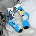 thumbnail image 5 of Silaia Bluey Print Adult Socks, Athletic Socks, Mens and Womens Crew Cushion Socks,Work Athletic Running Socks,Casual Breathable Socks, 5 of 6