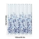 thumbnail image 3 of Cortina de ducha impermeable y antimoho para baño, sin perforaciones, transparente, para baño, 3 of 6
