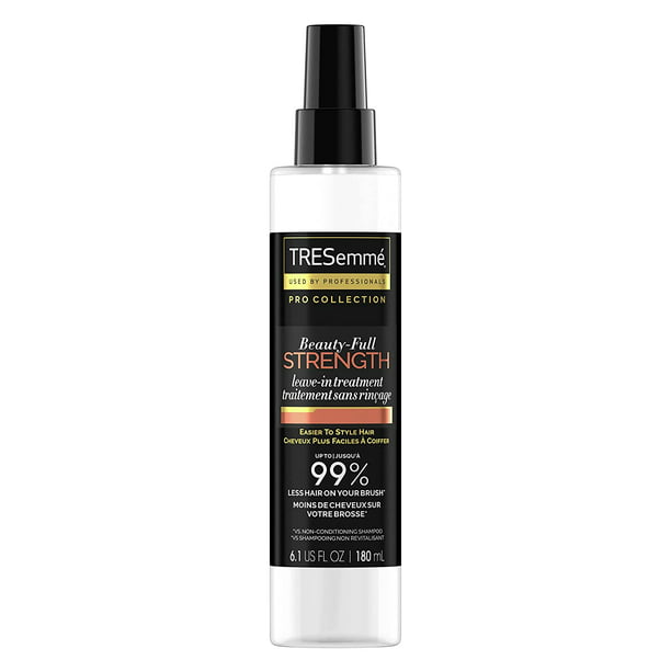 Tresemmé Pro Collection Beauty-Full Strength Leave-In Treatment For Fine,  Damaged Hair Hairspray Lightweight Leave-In Treatment To Reduce Hair  Breakage  Oz 