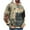 #375-Khaki, variant on Kakii Men's Patchwork Style Hoodie, Green with Multicolor Artistic Print Long Sleeve Sweatshirt, Vintage Oversized Statement Pullover