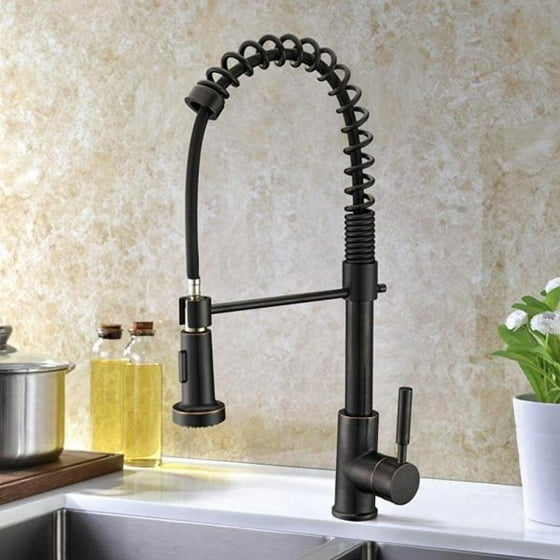 Semi Pro Kitchen Faucet With Pull Down Sprayer Delle Rosa Durable