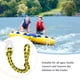 thumbnail image 5 of Greeniant Conector de cuerda de tubo de remolque de barco Arnés de conexión Remolque de rafting de yates Deportes acuáticos amarillo negro, 5 of 6