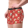 thumbnail image 2 of Balery Japanese Maneki Cats Calzoncillos bóxer para hombre, ropa interior de algodón suave y transpirable con cinturilla de nailon-X-Large, 2 of 5