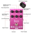 thumbnail image 4 of IRIN Mini Guitar Effect Pedal M-SHALL Speaker Simulator Cabinet Simulator Guitar Effector Pedal Speaker Simulation for Guitar Bass - British Sound (Purple), 4 of 9