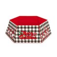 thumbnail image 1 of Cardboard Christmas Tree Ring, Christmas Tree Collar with Printed Snowflake, Willow Tree Skirt Base Stand for Christmas Tree Decorations, 1 of 5