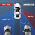 thumbnail image 4 of SEAMETAL Car Mirror 360掳 Adjustable Wide Angle Side Rear Mirrors Blind Spot Snap Way for Parking Auxiliary Rear View Mirror White, 4 of 6