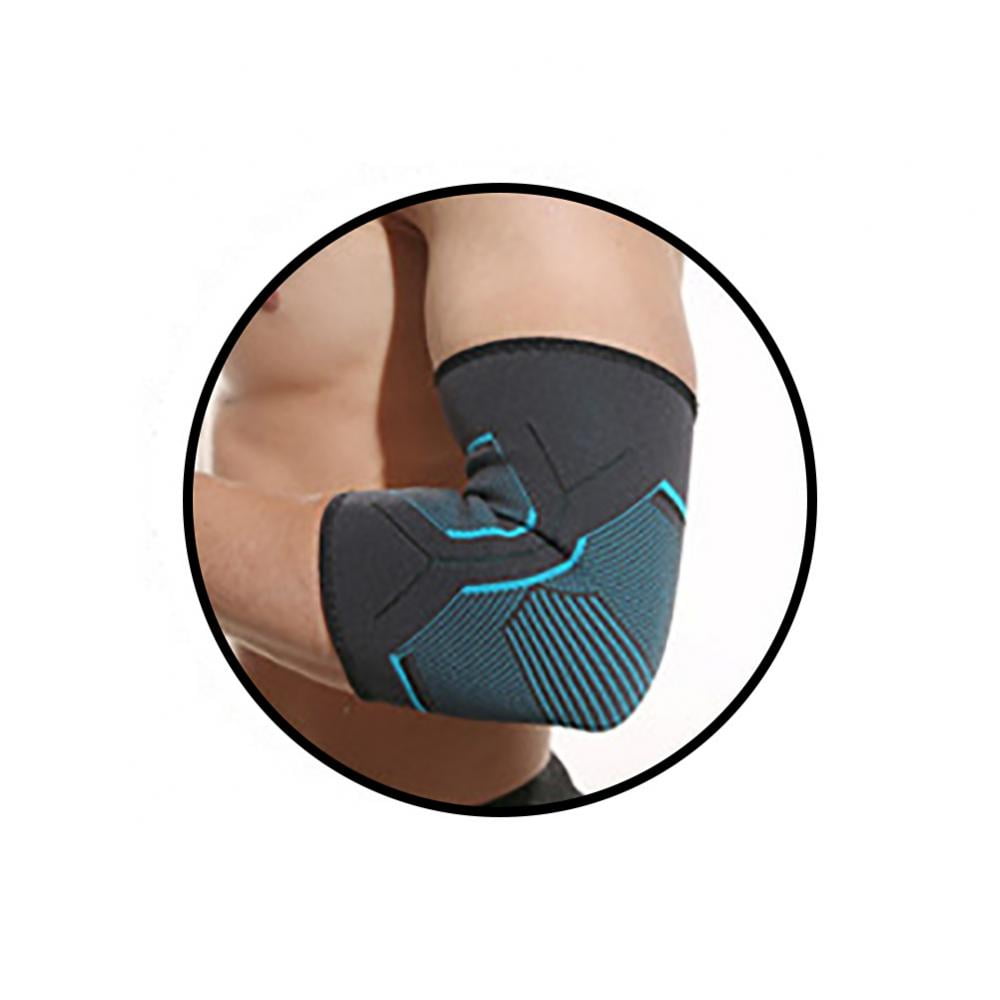 Elbow Compression Sleeves (Pair) – Tennis and Golfer's Elbow Support – Elbow Brace for Men and Women – Made from Innovative Breathable Elastic Blend