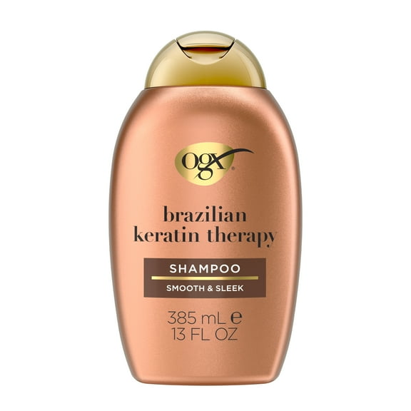 OGX Brazilian Keratin Therapy Moisturizing Daily Shampoo with Cocoa Butter, 13 fl oz