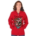 thumbnail image 4 of Sink or Swim Anchor Mermaid Tattoo Zip Up Hoodie Men's Women's Brisco Brands L, 4 of 6