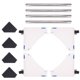 thumbnail image 1 of Con Soporte Para Lavadora A Prueba De Humedad Con Freno, Base Para Lavadora, Refrigerador De Cocina Para Lavadora Doméstica YLSHRF Washing Machine Holder, 1 of 8