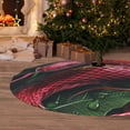 thumbnail image 6 of Rateoe Red Viper Jungle Intensity Print Christmas Tree Skirt 36" for Xmas Holiday New Year Party Circle Tree Mat Ornaments Decoration, 6 of 7