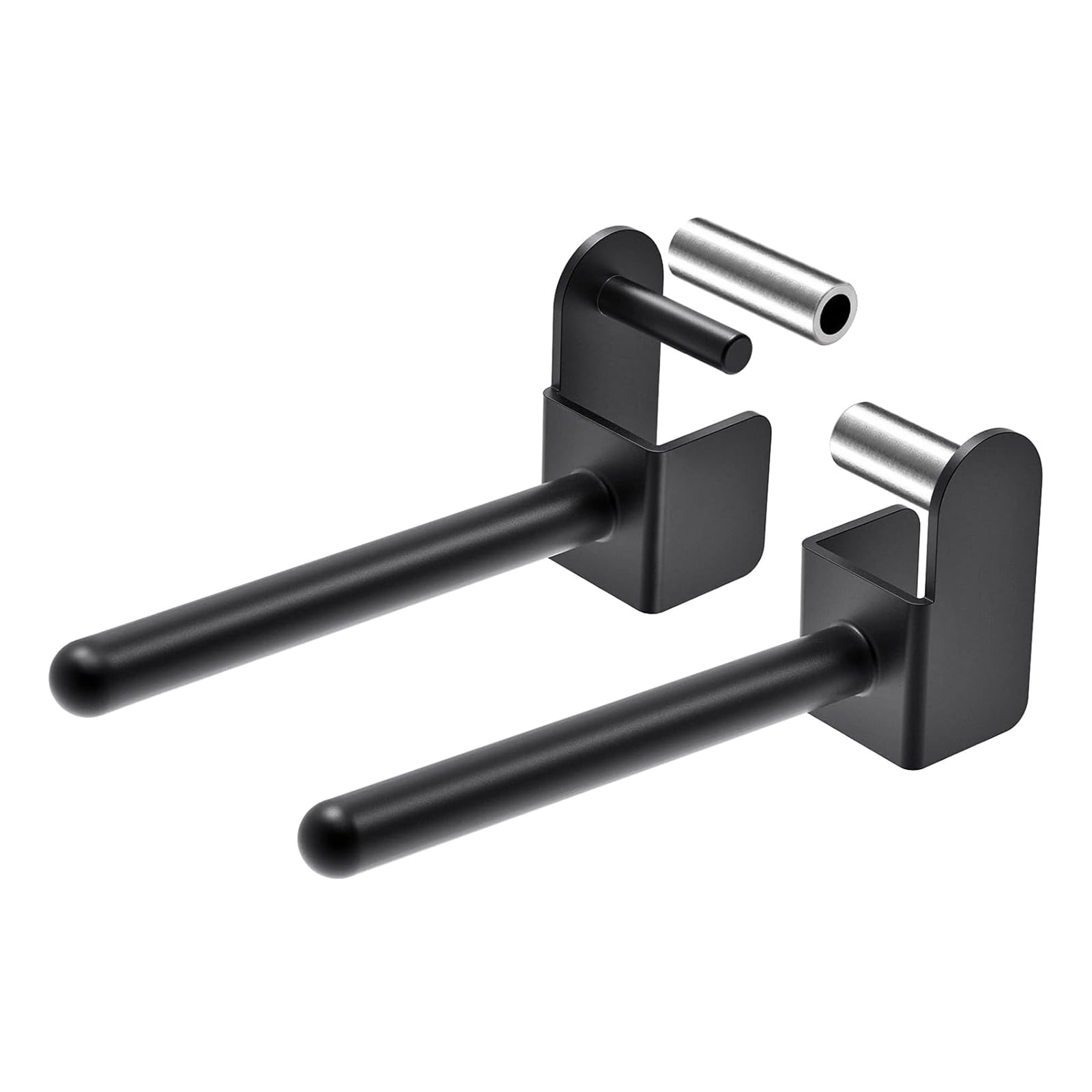 Weight Storage Rack Attachment for Power and Squat Racks Fitness Equipment Accessory