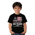 thumbnail image 3 of Tiijoy Boys USA 250th Independence Day T-Shirt Short Sleeve Crew Neck T Shirt, Sizes 1-13, 3 of 3