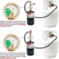 thumbnail image 5 of karymi Durable Propane Refill Adapter Hose with Pressure Gauge - Brass Control Valves for 1lb Cylinder Bottles Outdoor Cooking Bedroom Decor Christmas Decor Christmas Gifts, 5 of 7