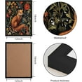 thumbnail image 3 of Hieng William Morris Wall Hieng Forest Animal Canvas Prints Wall Hieng Sets Farmhouse Living Room Decor Fox Rabbit Eagle Gothic Vintage Botanical Floral Oil Painting Pictures, 3 of 6