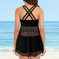 thumbnail image 4 of Conjunto de tankini con tiras en la espalda con estampado conservador para mujer Trajes de baño de dos piezas Traje de baño OAVQHLG3B Store lin121212, 4 of 4