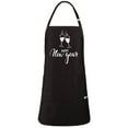 thumbnail image 2 of ApronMen, Funny Aprons For Men - Happy New Year - 100% Cotton with Pockets - Black, 2 of 6