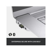 Logitech MX Keys Combo for Business , Gen 2, Full Size Wireless Keyboard and Wireless Mouse, with Keyboard Palm Rest, Bluetooth, Logi Bolt, Quiet Clicks, Windows/Mac/Chrome/Linux - Graphite