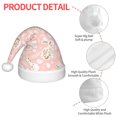 thumbnail image 4 of Haiem Easter Bunny Pattern Santa Hat Confortable Velvet Christmas Hat for Christmas Party Favors Fit for Adults and Kids, 4 of 6