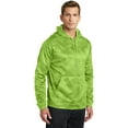 thumbnail image 4 of Sport-Tek Sport Wick CamoHex Fleece Hooded Pullover-S (Lime Shock), 4 of 6