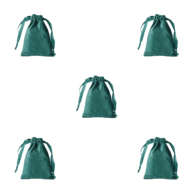 Inteprter Bolsas de joyería súper suaves, bolsas con cordón ecológicas, fáciles de usar, duraderas y que ahorran espacio, protegen los Type2 NO2