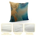 thumbnail image 4 of Creowell  Luxurious Marble Gilt Pattern Throw Pillow Covers - Machine Washable - Expertly Designed Home Decor, 4 of 5