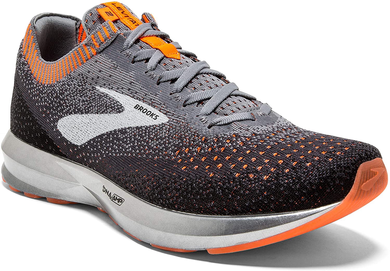orange brooks running shoes