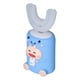 thumbnail image 5 of Cepillo de dientes automático con vibración en forma de U, impermeable, recargable, bonito cepillo de dientes electrónico para niños, color azul, 5 of 14
