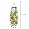 thumbnail image 3 of zhangmingg Solar Powered Outdoor Hanging Leaf Lamp for Garden Decorative with Realistic Design, 3 of 6