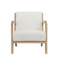 thumbnail image 3 of Nema Lounge Chair Boucle Fabric White, 3 of 4