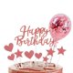 thumbnail image 3 of Paquete de decoración para tarta de cumpleaños con forma de estrella brillante y globos de lentejuelas de 5 pulgadas, 3 of 4