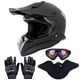 thumbnail image 1 of Casco de moto de cross OUMURS 188 negro mate con gafas, guantes y máscara, 1 of 9