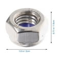thumbnail image 3 of MasteelfCA 20pcs Lock Nut Metric Hexagon Lock Nut M12 Hexagon Lock Nut With Insert, 3 of 8