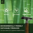thumbnail image 2 of Razors for Men or Women, Eco Razor with Long Natural Bamboo Handle, Double Edge Safety Razor, Fits All Standard Razor Blades (Thin), 2 of 5