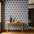 thumbnail image 5 of S4Sassy Modern Mandala Medallion Wallpaper- Gray Bohemian Wall Covering, 25" X 120" Self-Adhesive Plain Vinyl Wallpaper, Decorative Wallwrap, Easy Diy Wall Covering For Bedroom, Living Spaces, 5 of 5